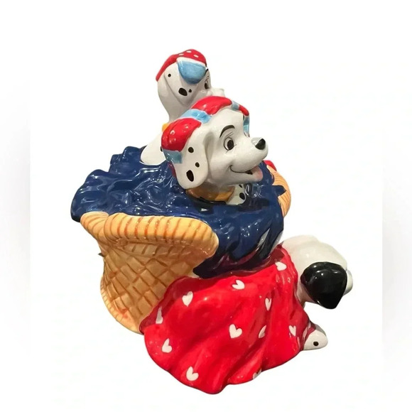 Schmid Disney 101 Dalmations Music Box wind up figurine Cruella De Vil Rare - Picture 7 of 11